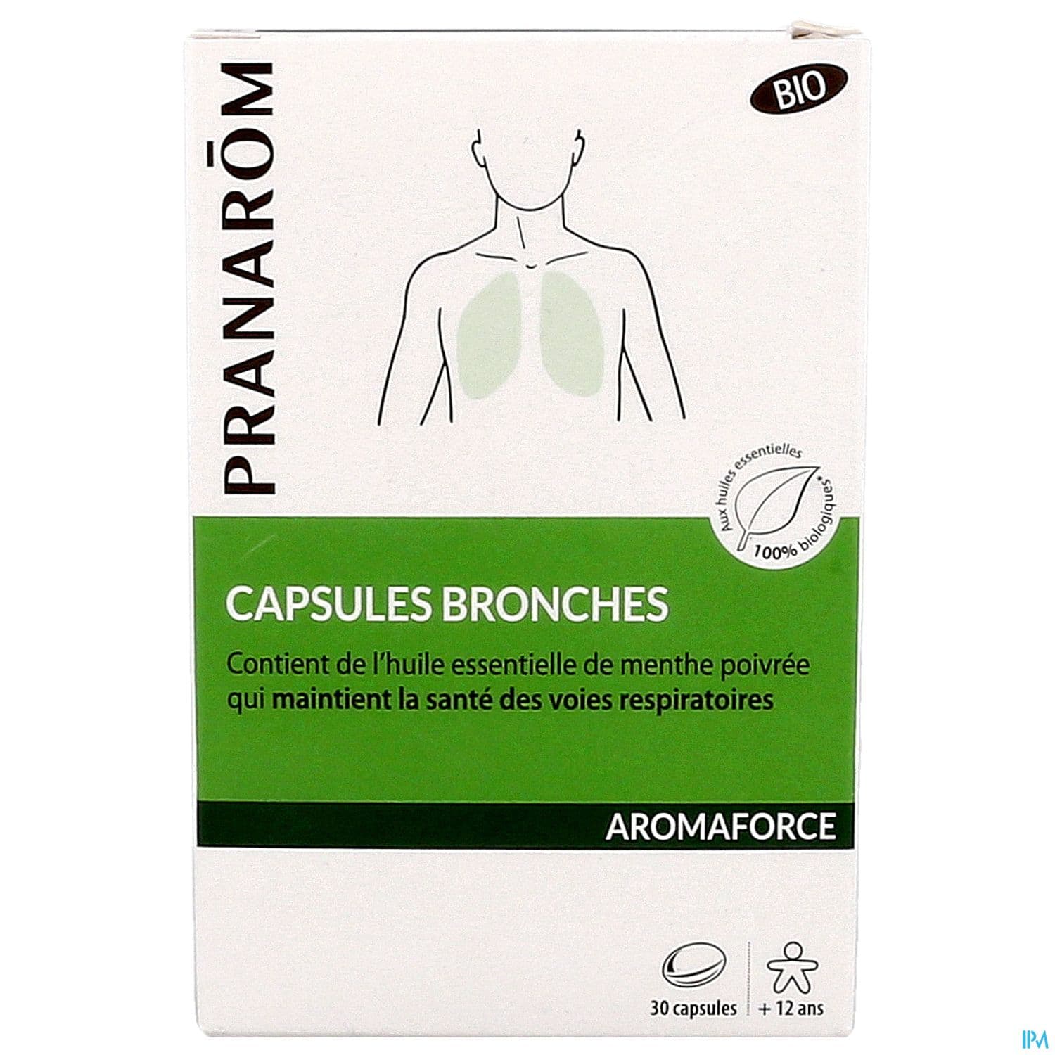 Pranarom Aromaforce Bronches Eubiarom Bio Capsule 30