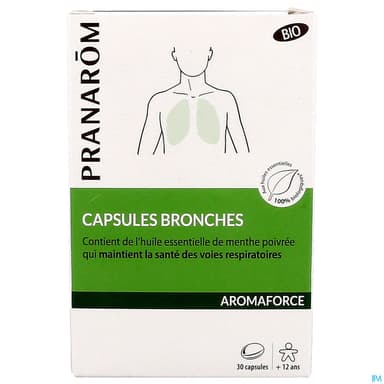 Pranarom Aromaforce Bronches Eubiarom Bio Capsule 30