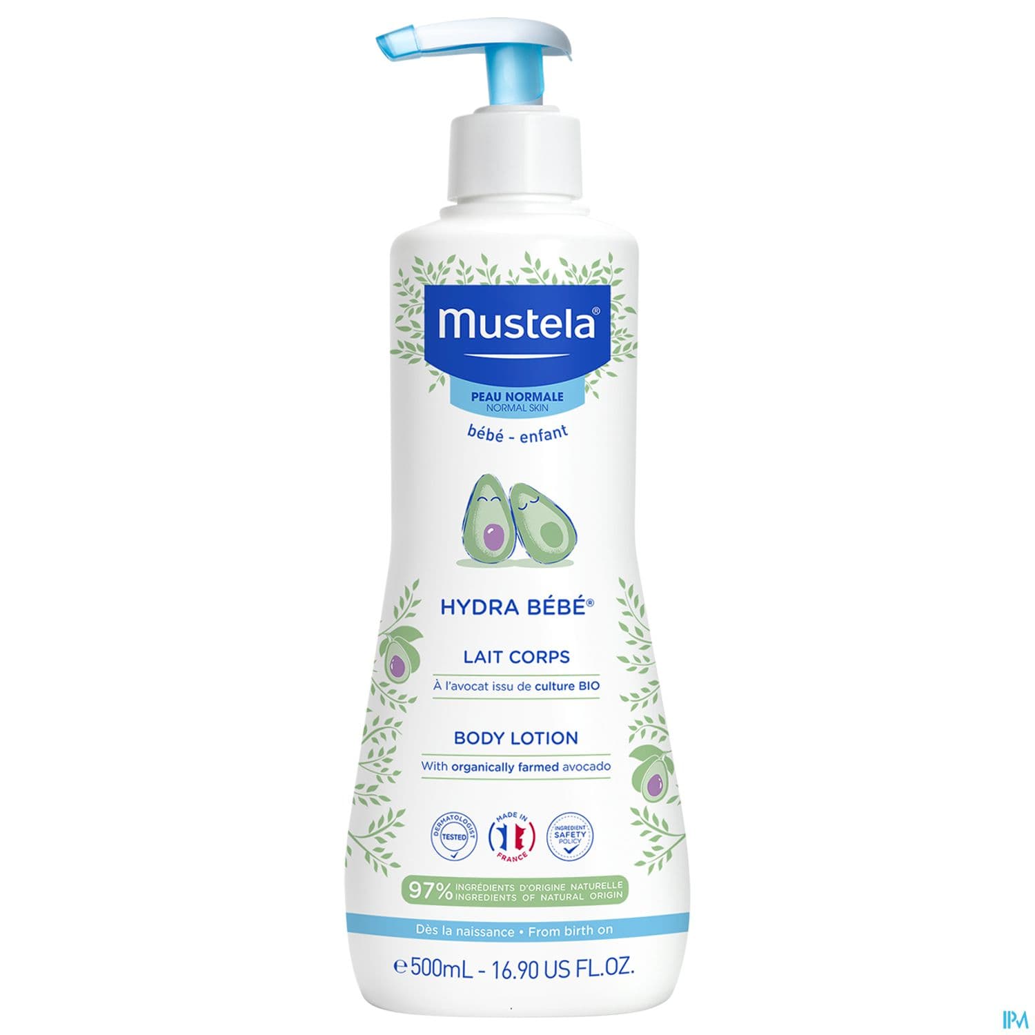 MUSTELA BB HYD BEBE LAIT PN 500ML