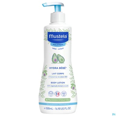 MUSTELA BB HYD BEBE LAIT PN 500ML