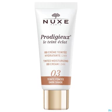 Nuxe Prodigieux Le Teint Eclat Bb Creme Teintee Hydratante 24h Teinte Foncee Tube 30ml