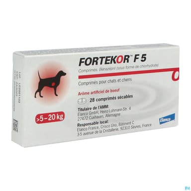 Elanco Fortekor F 5 Comprime 28