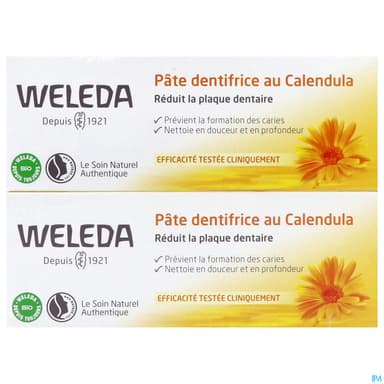 WELEDA PATE DENT CALENDULA 75ML X2