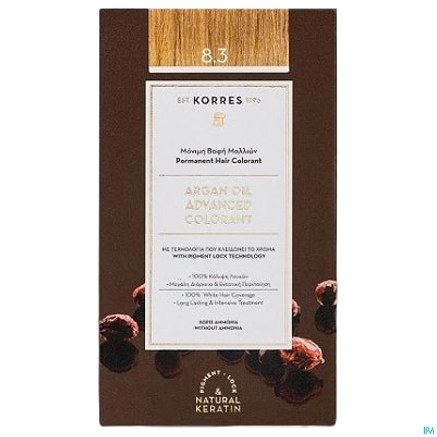 KORRES COLOR ARG BL CLAIR DORE 8.3