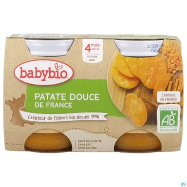 BABYBIO LEGUME PATATE DOUCE 2X130G