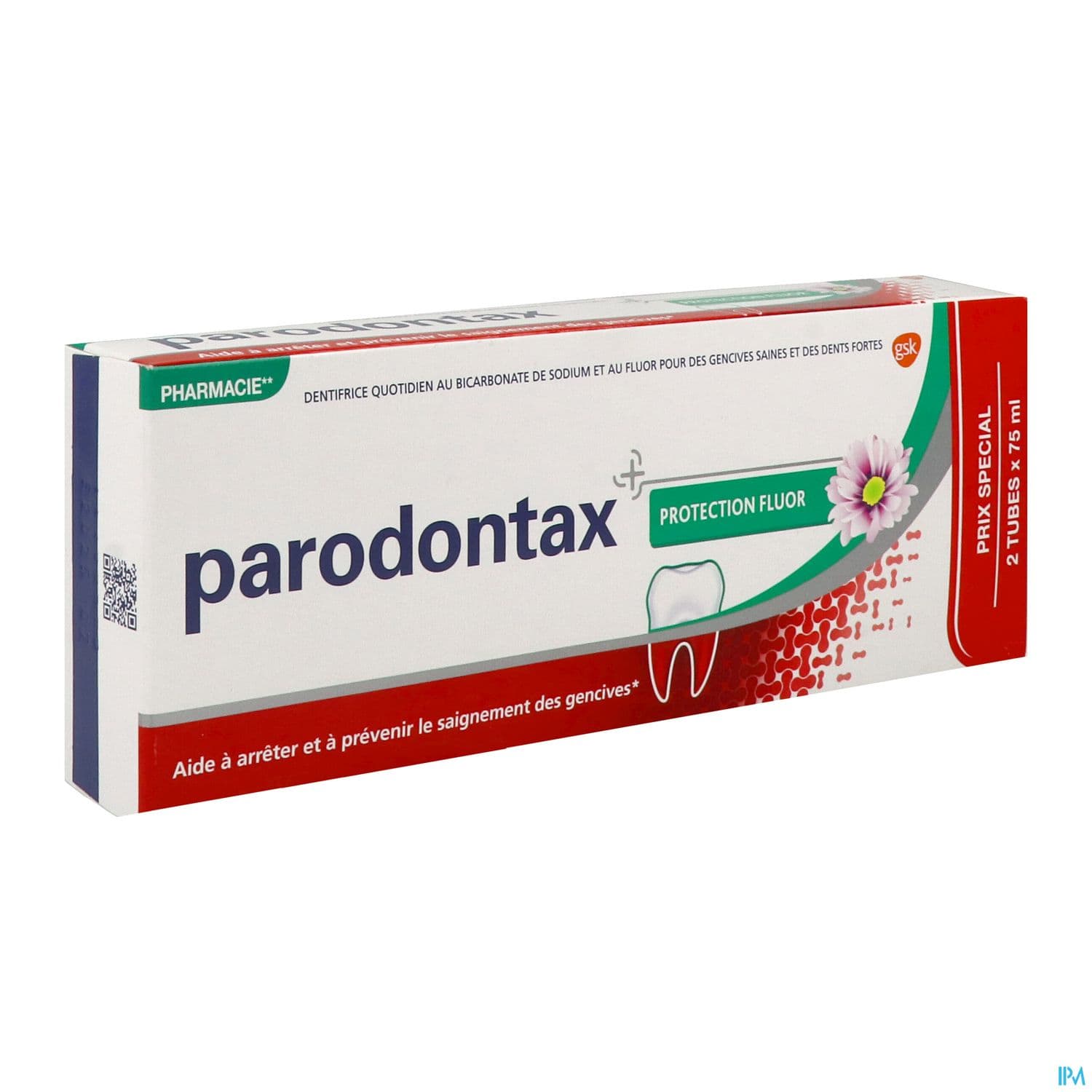 Parodontax Dentifrice Gel Creme Fluore 75ml X2