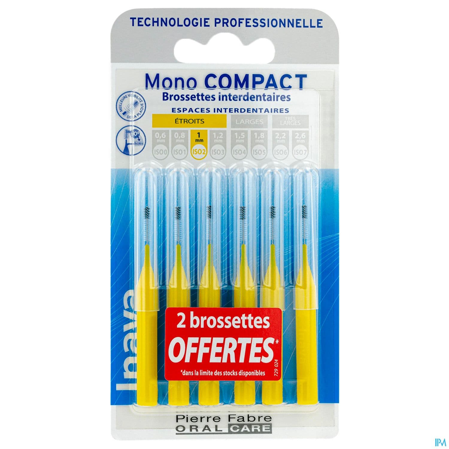 INAVA BROSSETT MONO COMP JAUNE 4+2