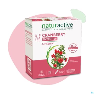 Naturactive Urisanol Entretien Cranberry Stick 20