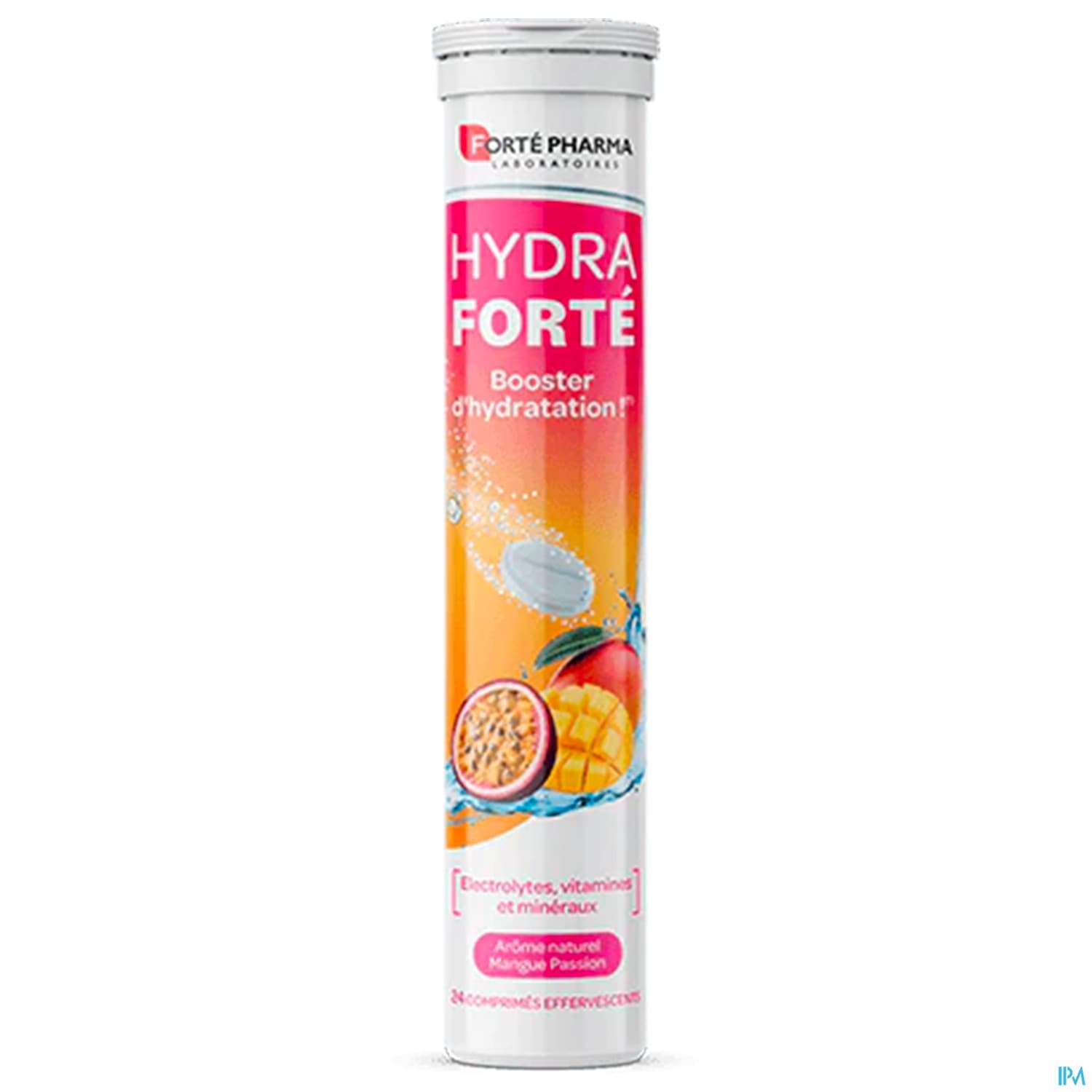 Forte Pharma Hydra Forte Booster D'hydratation Gout Mangue Passion Comprime Effervescent 24