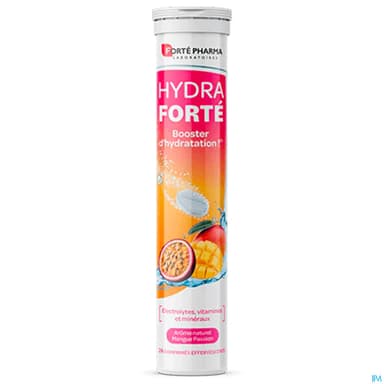Forte Pharma Hydra Forte Booster D'hydratation Gout Mangue Passion Comprime Effervescent 24