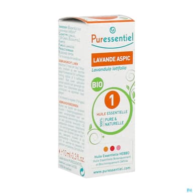 Puressentiel Huile Essentielle Lavande Aspic Bio 10ml