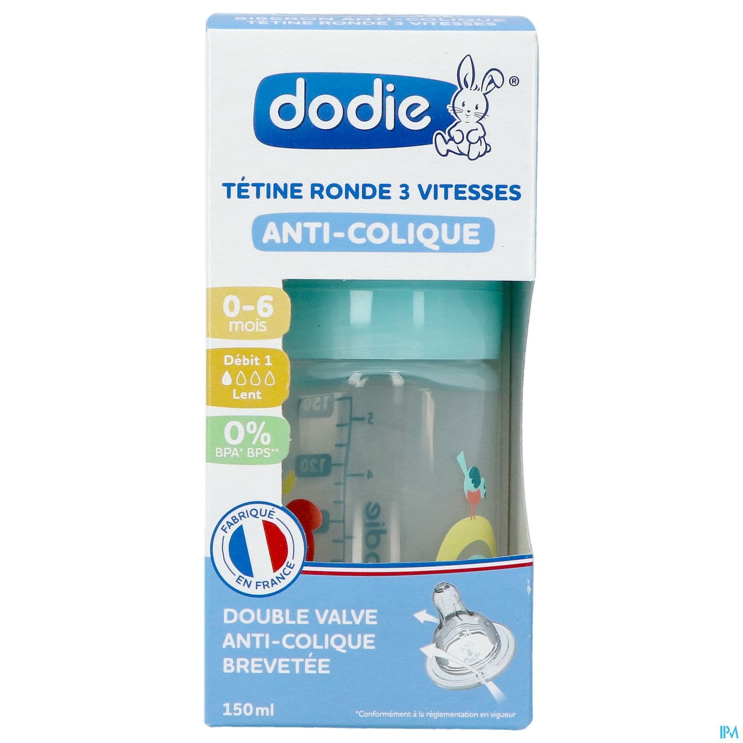 DOD BIB INIT+150ML LAGOON VAL 0-6M
