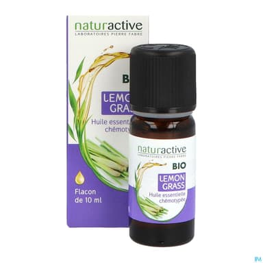 Naturactive Huile Essentielle Bio Lemon Grass 10ml