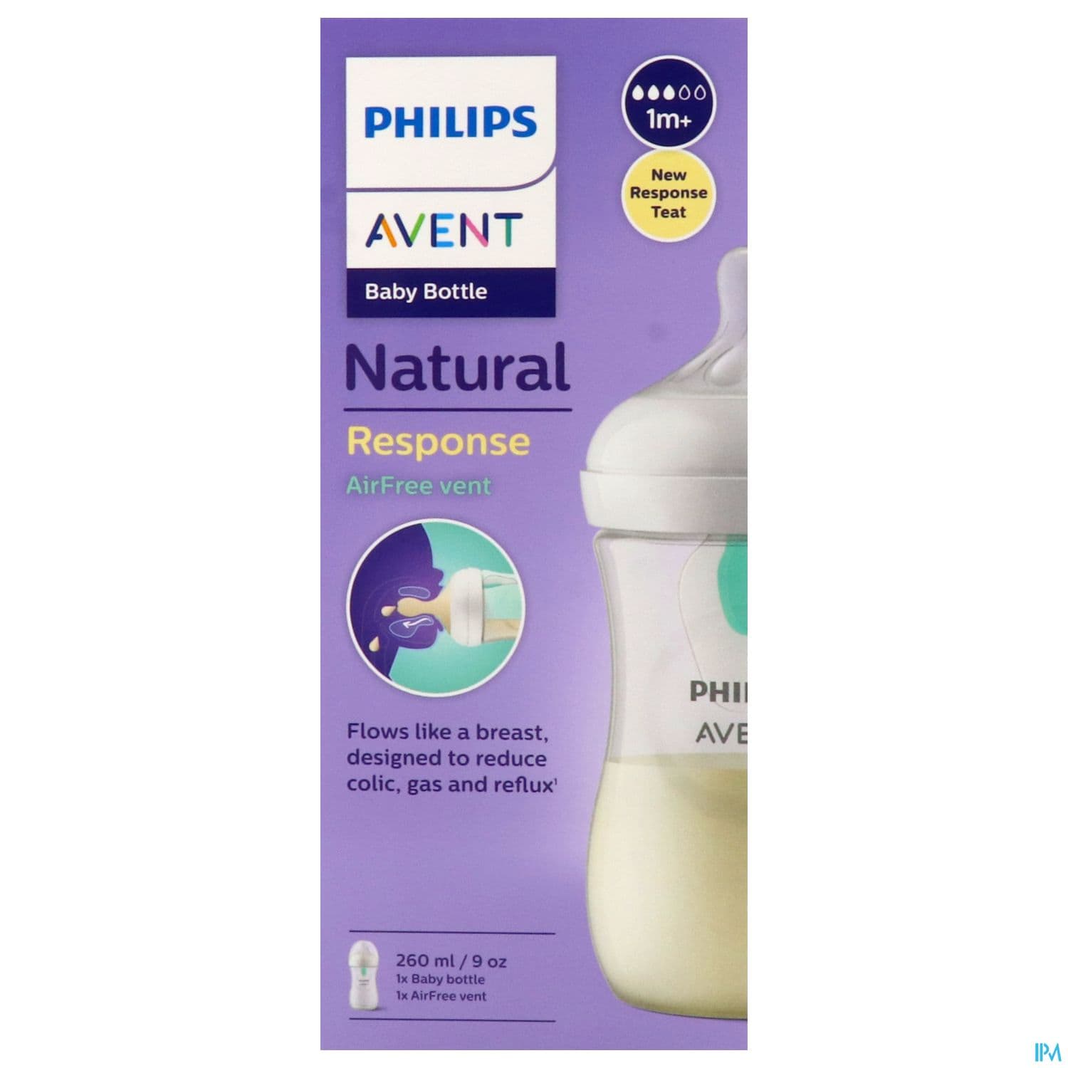 BIB AVENT NAT RESPONSE AC 260ML