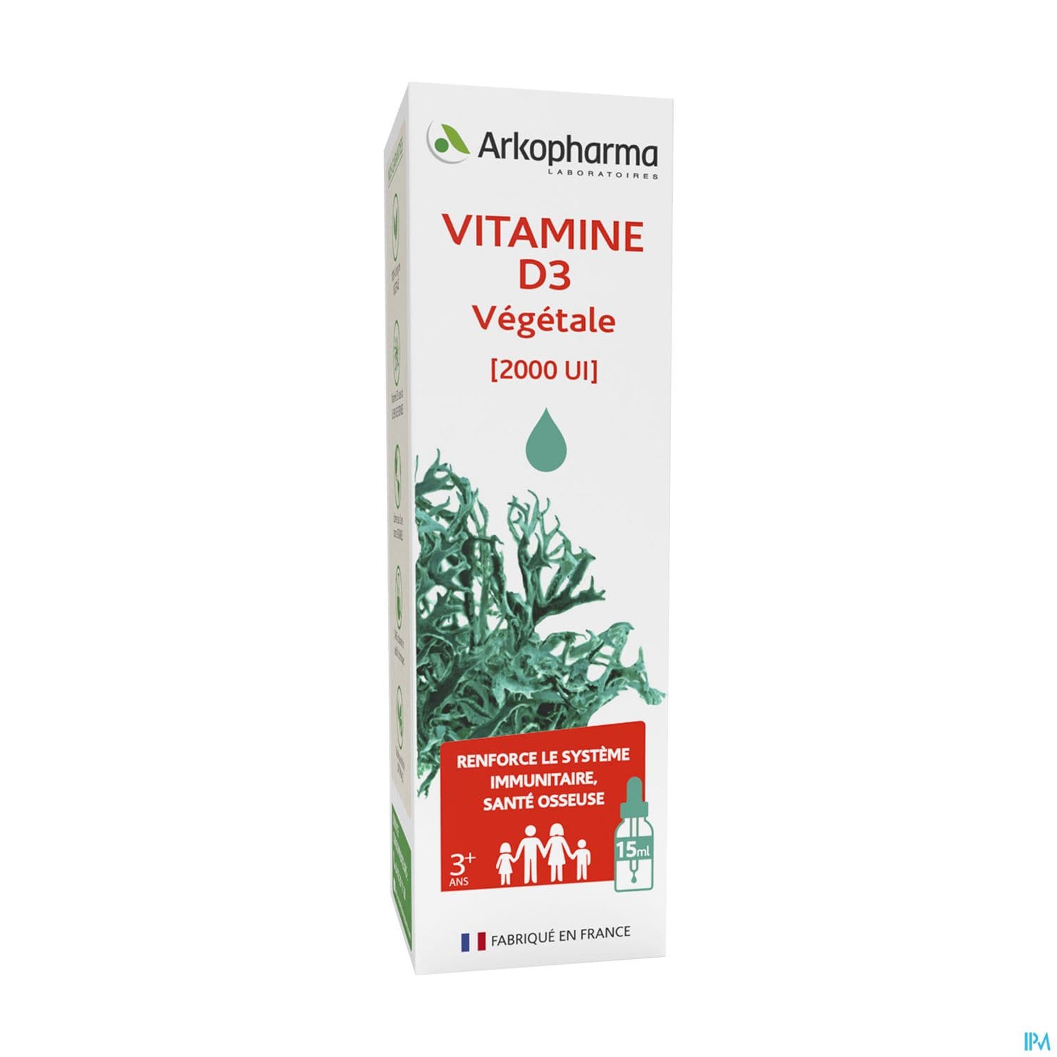 Arkopharma Arkofluides Vitamine D3 Vegetale Lichen Gouttes 15ml