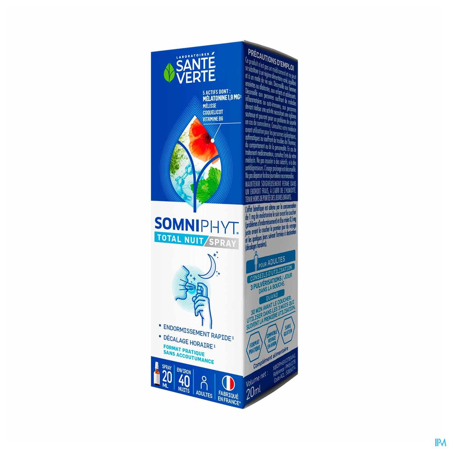 SOMNIPHYT30 MELATONINE SPR BUC20ML