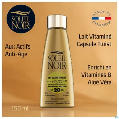 SOLEIL NOIR LAIT SOL VIT SPF20 150