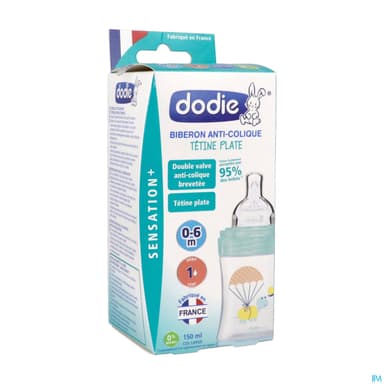 Dodie Sensation+ Biberon Anticolique Air 0/6mois 150ml