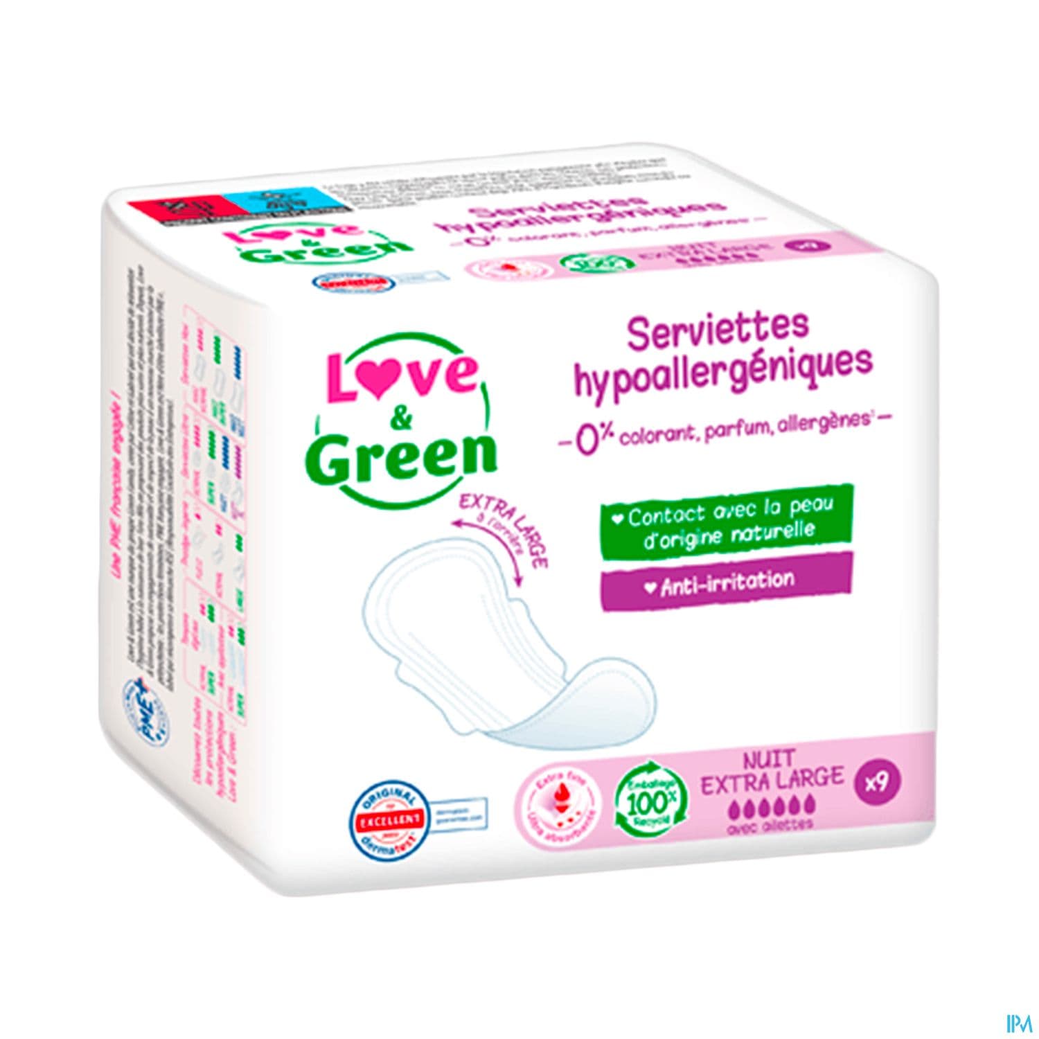 LOVE&GREEN SERVIET NUIT EX LARGE 9