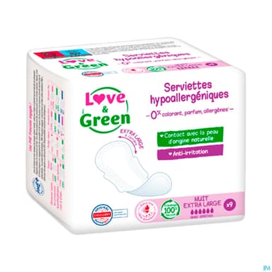 LOVE&GREEN SERVIET NUIT EX LARGE 9