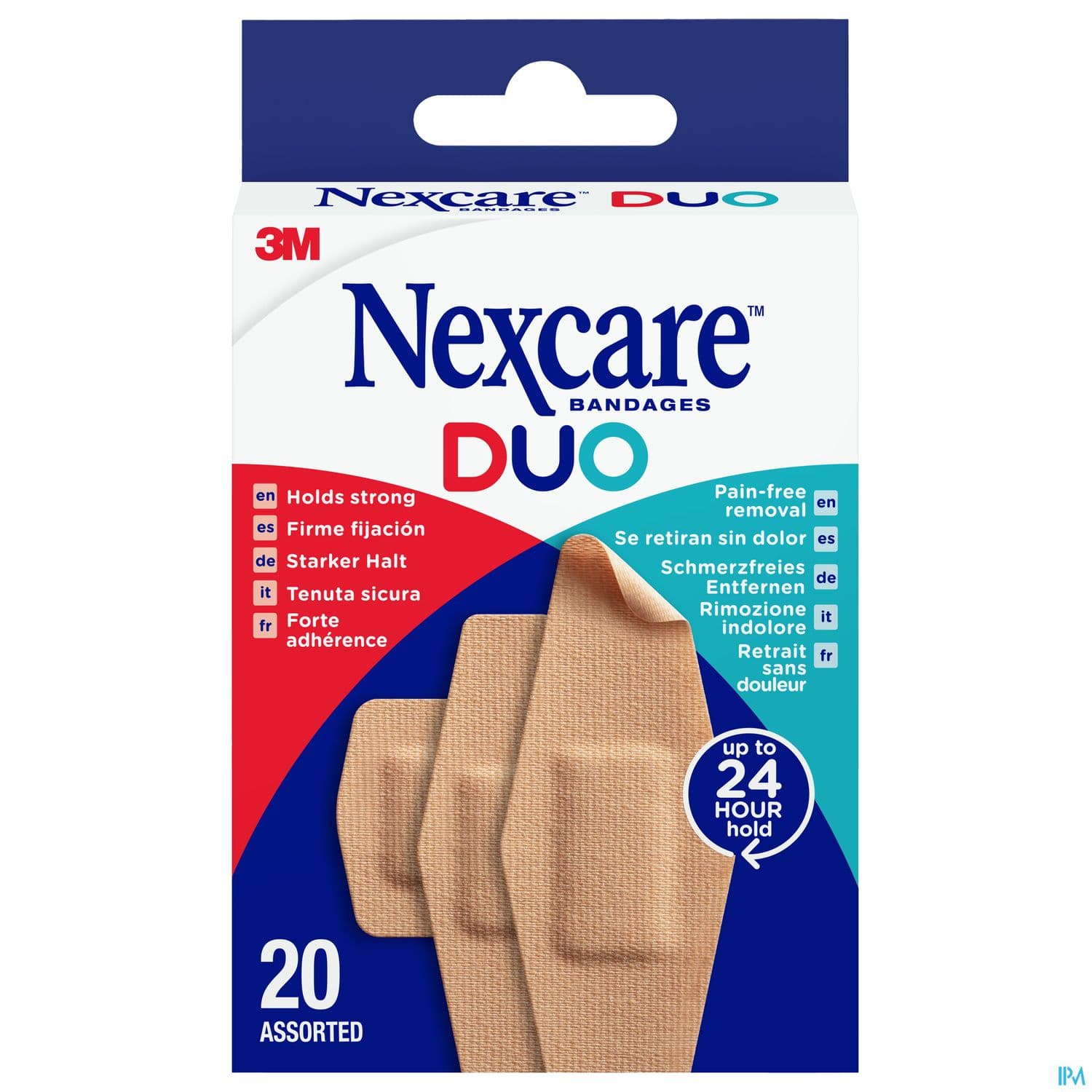 3m Nexcare Duo Pansement Silicone Assortis 20