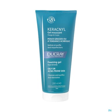 Ducray Keracnyl Gel Moussant Visage Et Corps 200ml