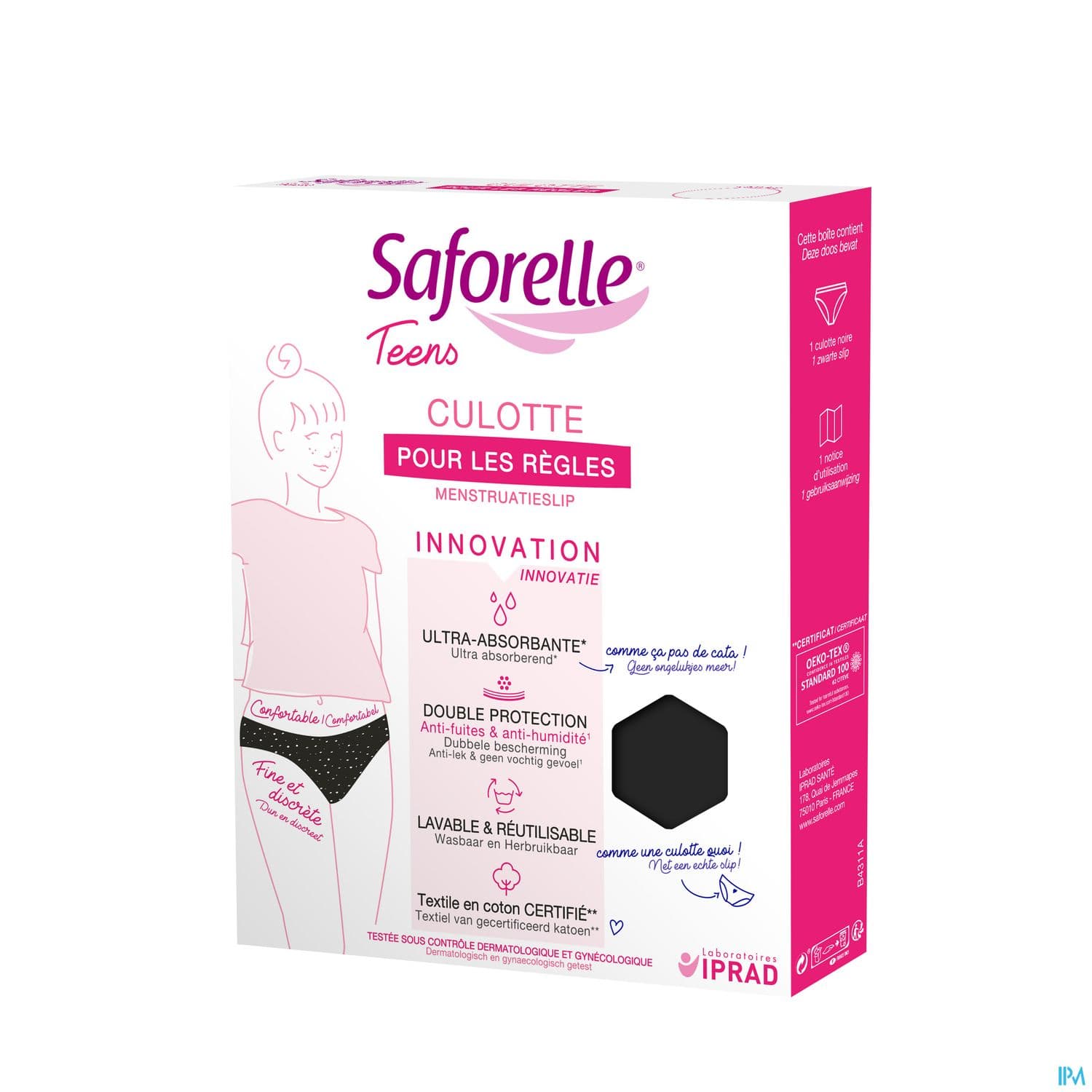 SAFORELLE CULOTTE TEEN 14ANS — Pharmacie des Mèches