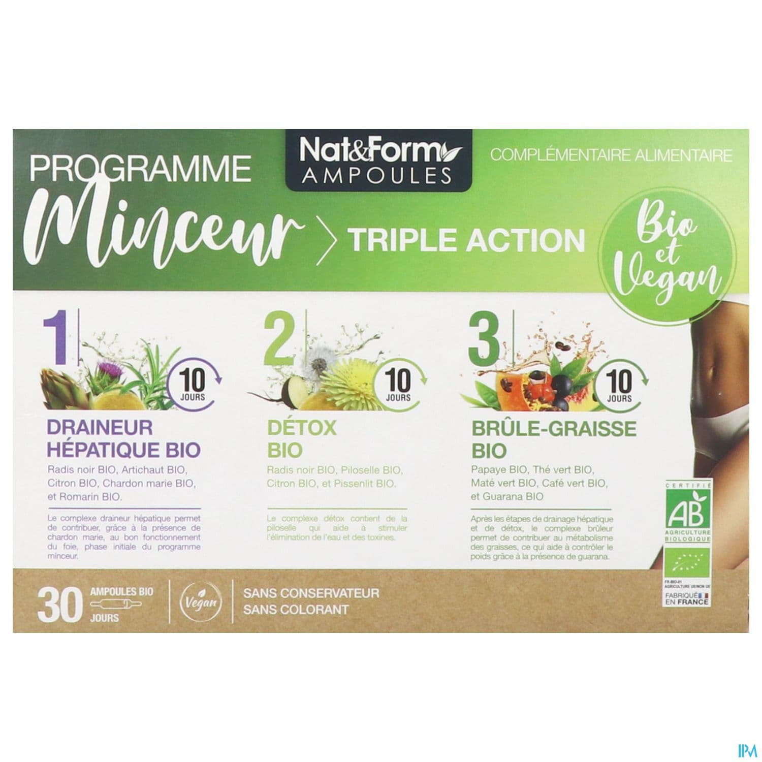 NAT&FORM AMP PROG MINC BIO 10MLX30