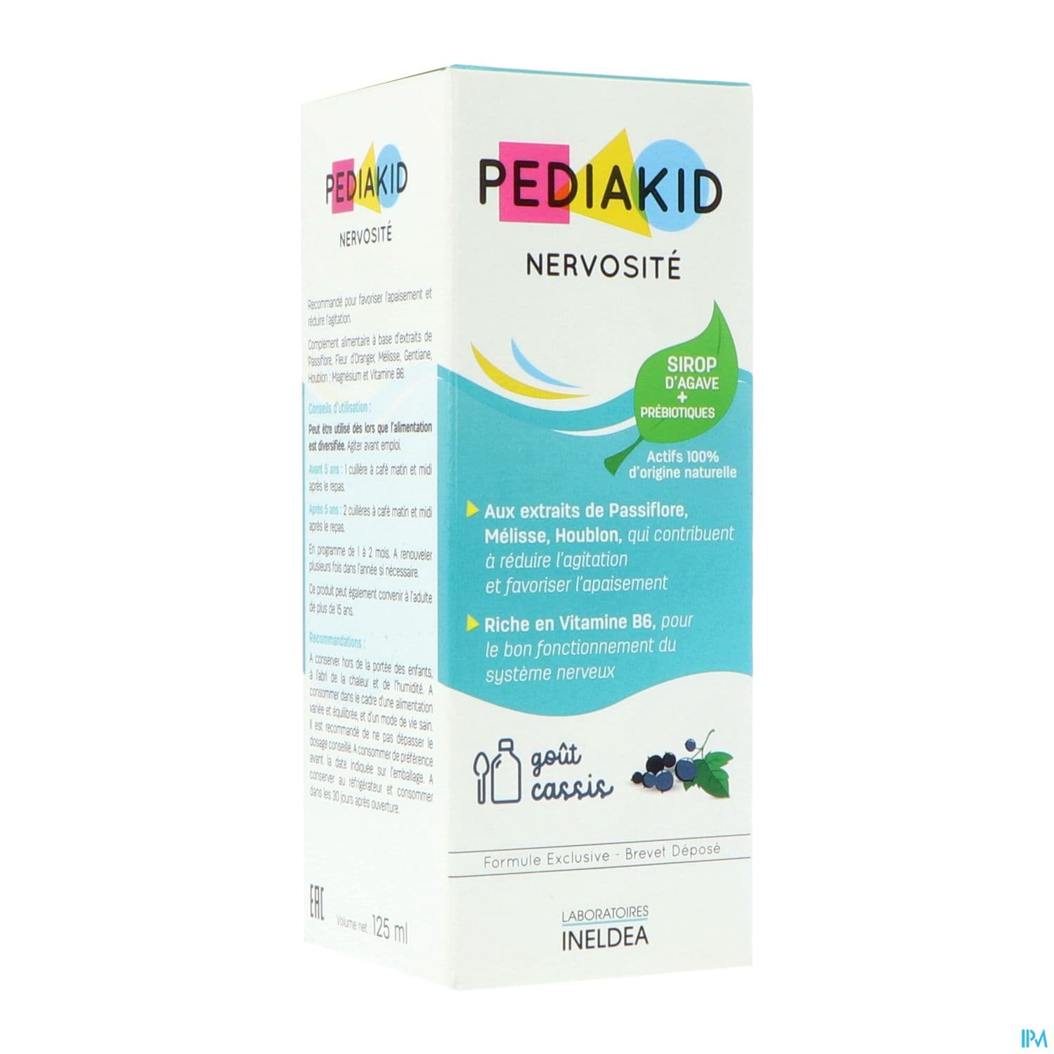 PEDIAKID NERVOSITE Sp cassis Fl/125ml