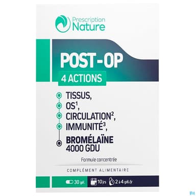 Prescription Nature Post Op Gelule 30