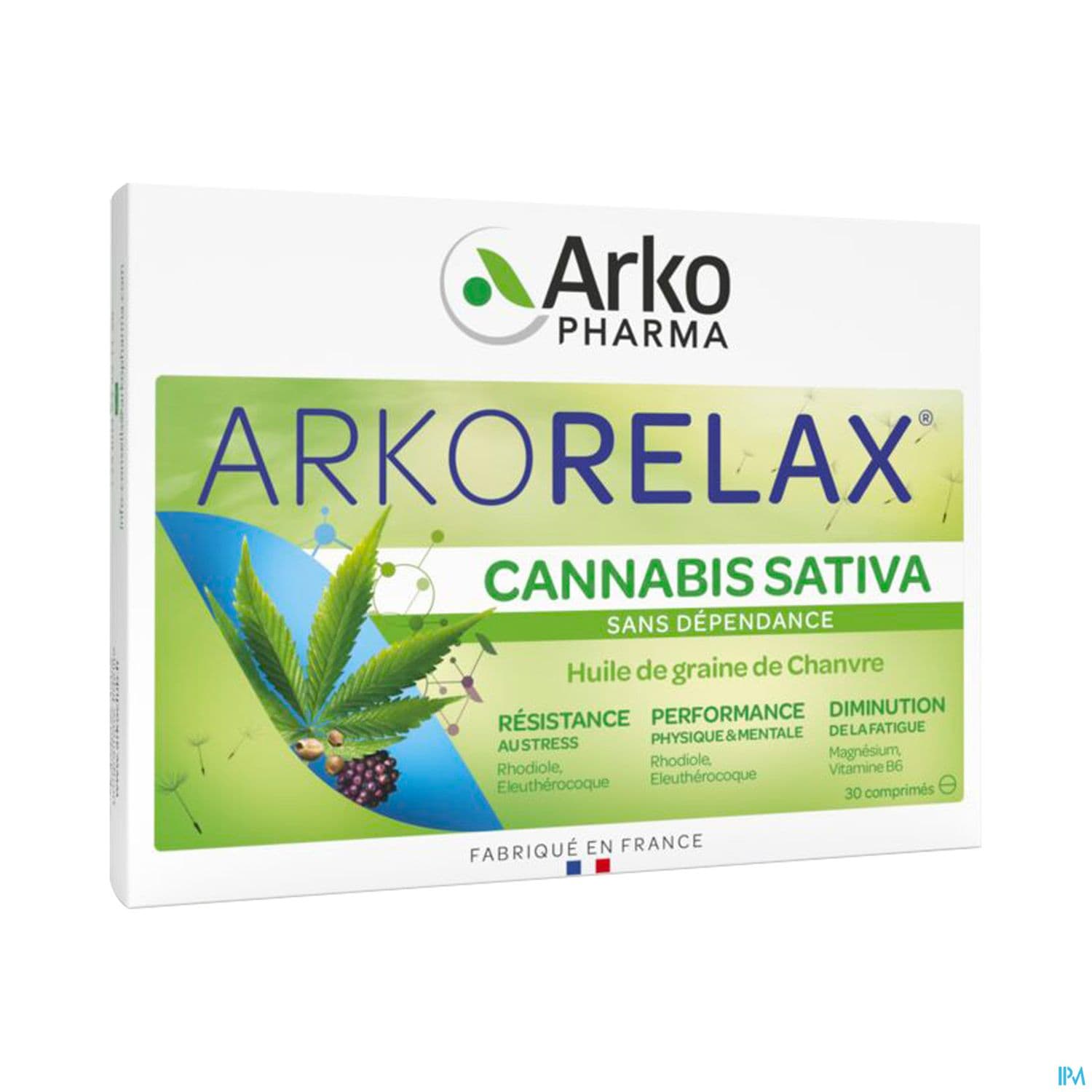 Arkopharma Arkorelax Cannabis Sativa Comprime 30