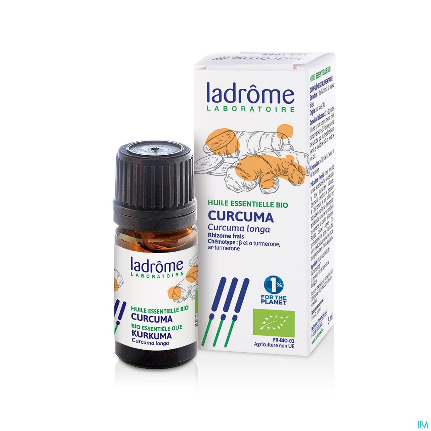 Ladrome Huile Essentielle De Curcuma 5ml