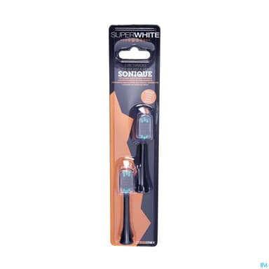 Superwhite Recharges Brosse A Dents Sonique Black X2