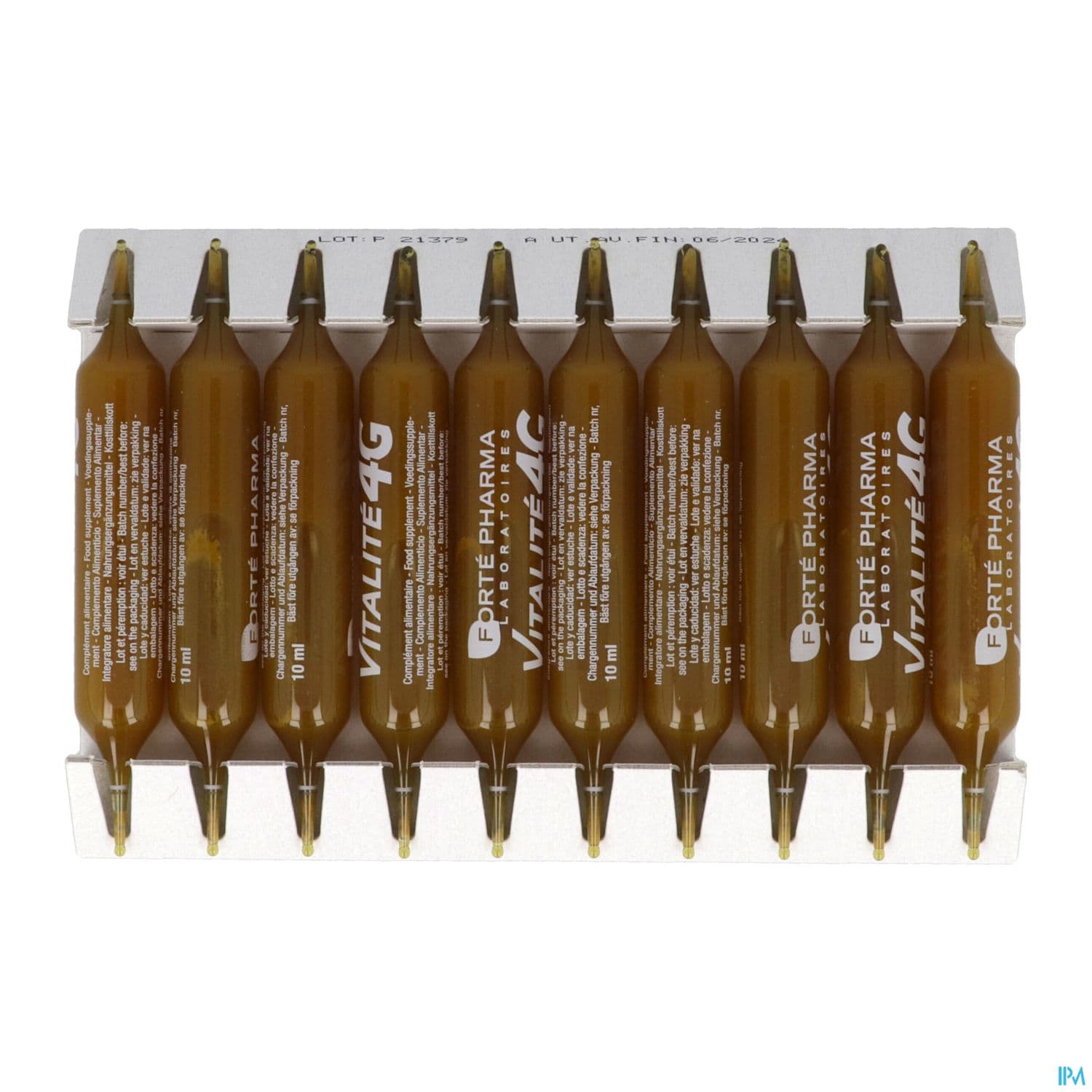 VITALITE 4G DYNAMISANT AMP10ML X20