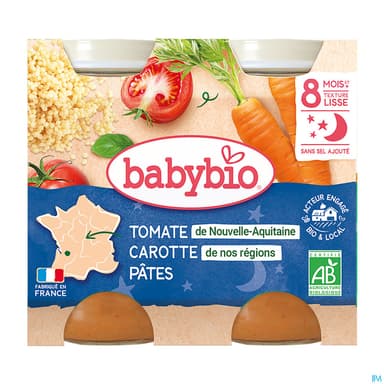 BABYBIO B/NUIT CARO/TOM/PATE 2X200