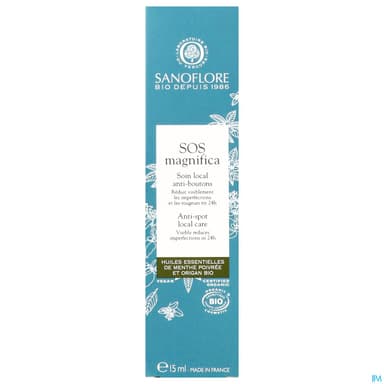 Sanoflore Magnifica Sos Soin Antiboutons Bio 15ml