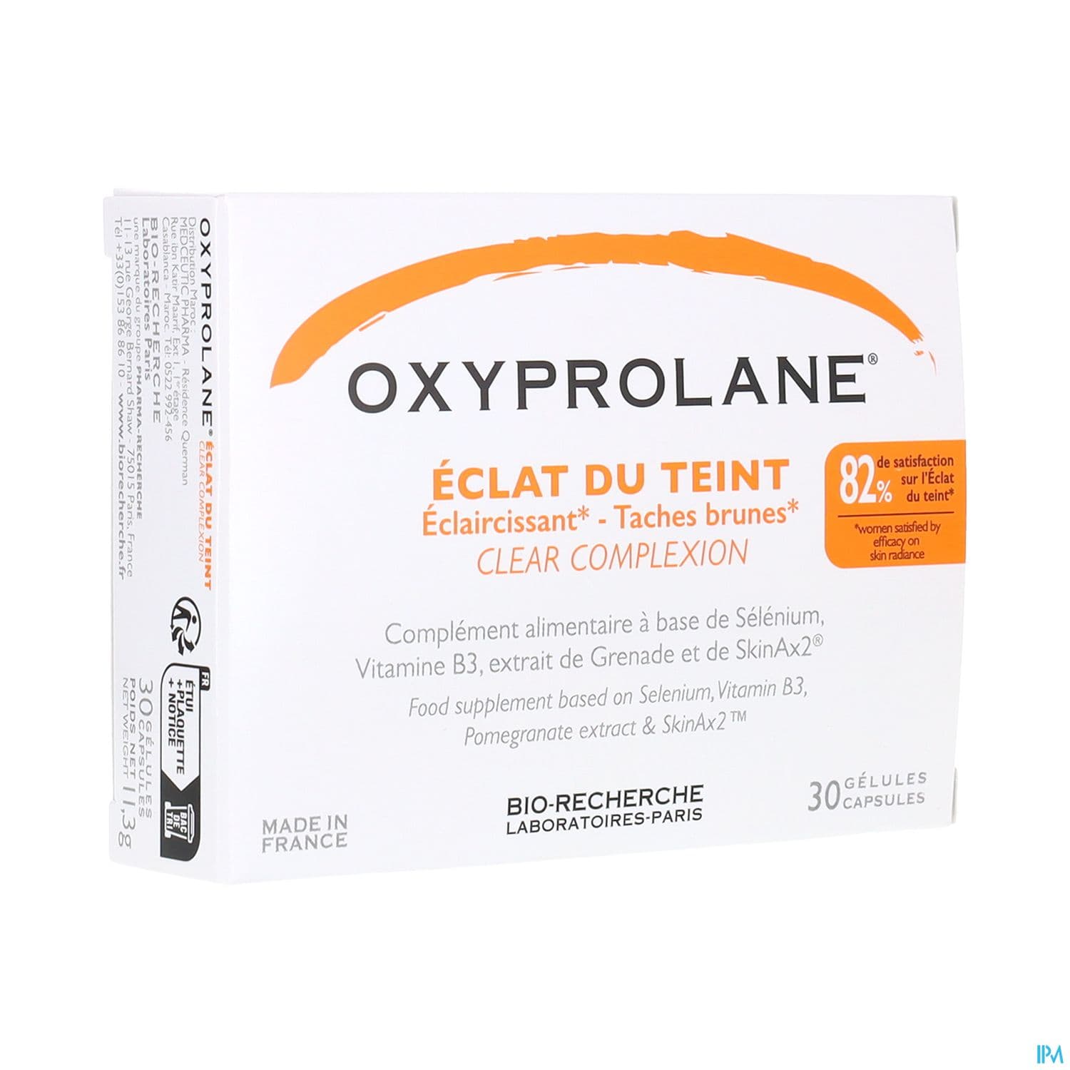 Bio Recherche Oxyprolane Eclat Du Teint Gelule 30