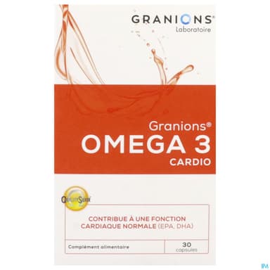 GRANIONS OMEGA3 CARDIO CAPS 30