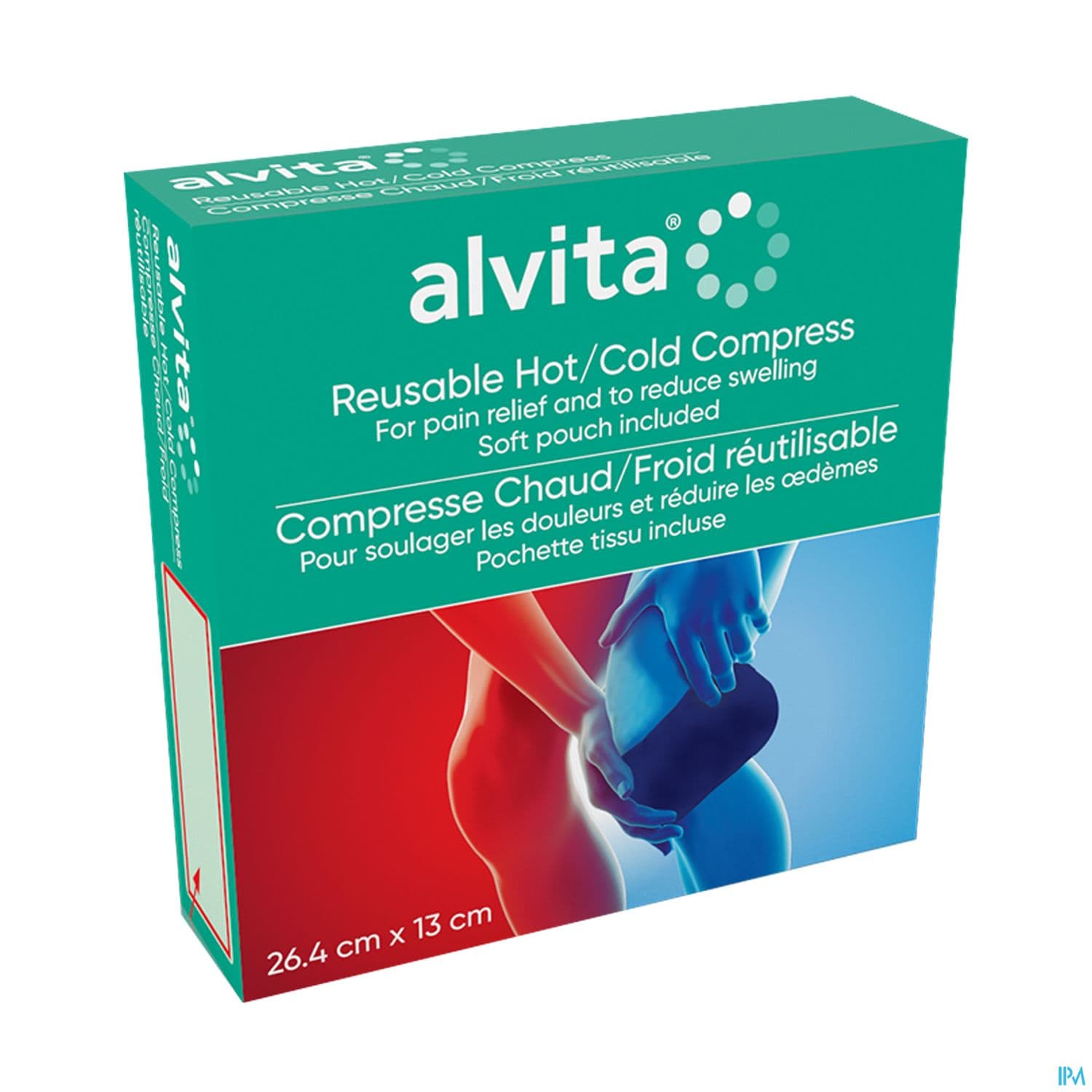 Alvita Compresse Chaud Froid Reutilisable 26cm4 X 13cm