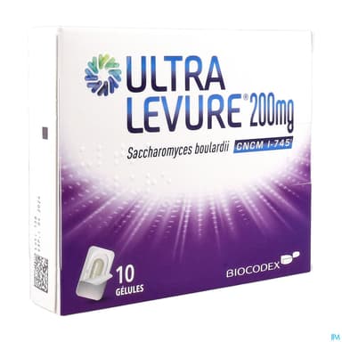 ULTRA LEVURE 200MG GELULE 10