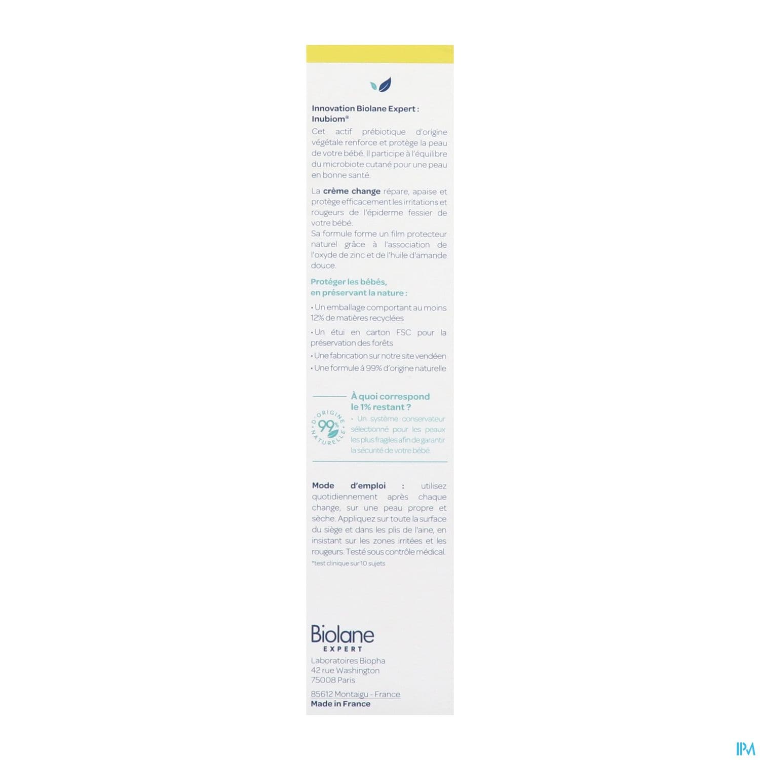 Biolane Expert Creme Change 100ml