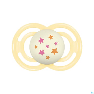 Mam Sucette Perfect Nuit Tendance +18m Silicone X2