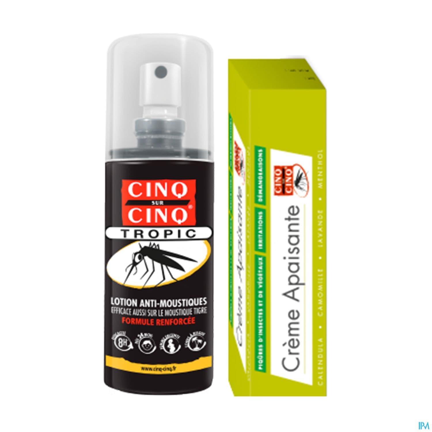 Cinq Sur Cinq Tropic Lotion Spray 75ml + Creme Apaisante 40g