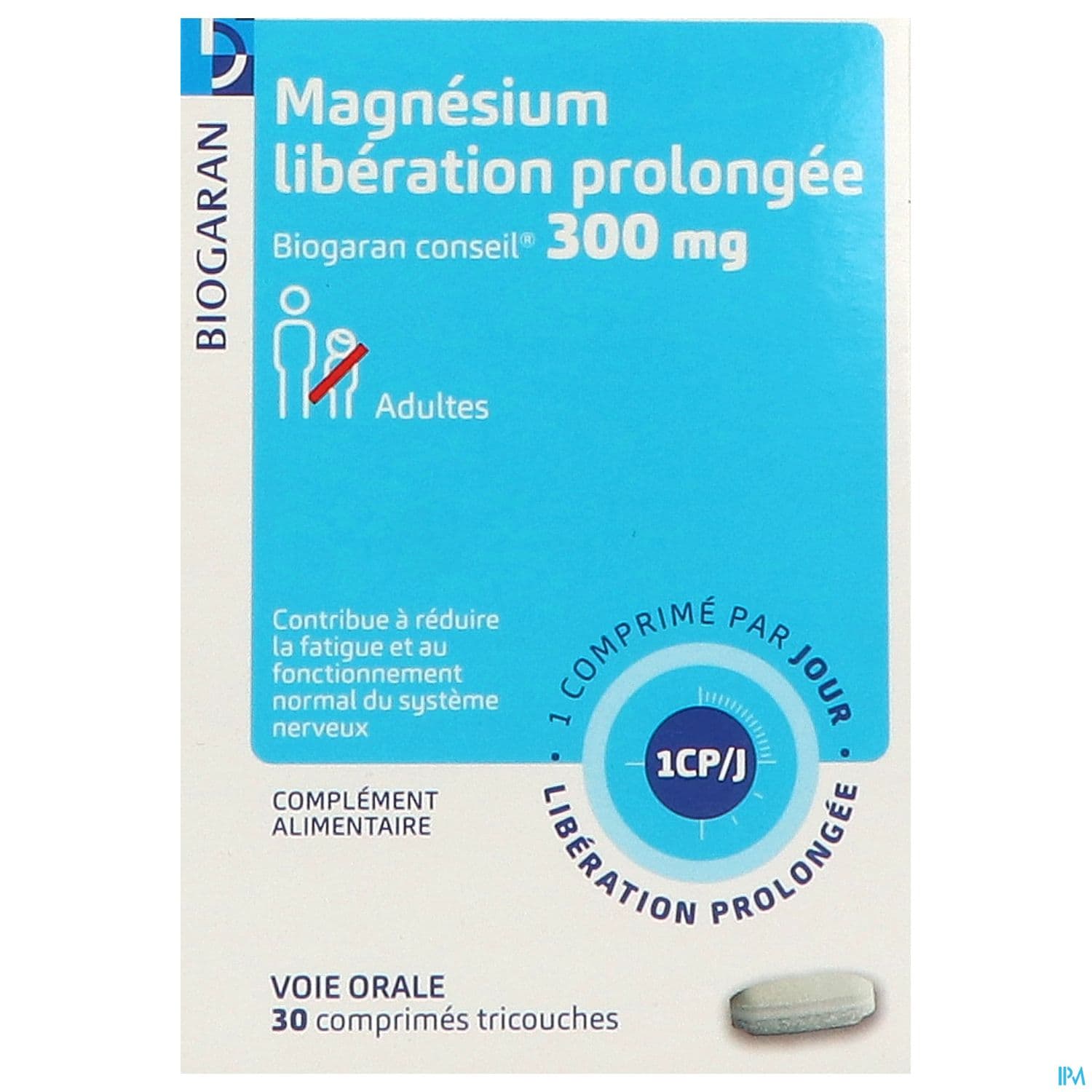 Magnesium Biogaran Conseil 300mg Comprime 30