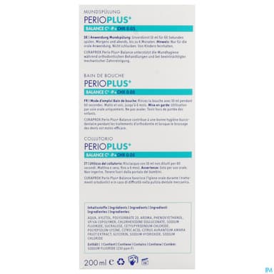 Perio Plus+ Balance Bain De Bouche 200ml