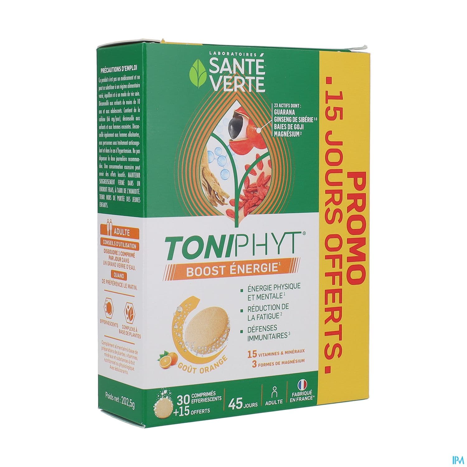 TONIPHYT BOOST ORANGE CPR 30+15