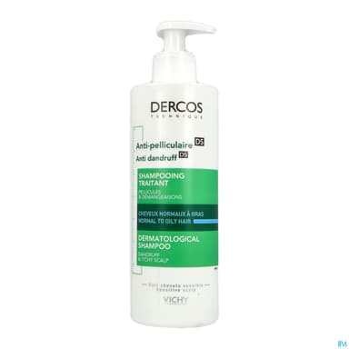 DERCOS DS SH A/PEL GRAS NORM 390ML
