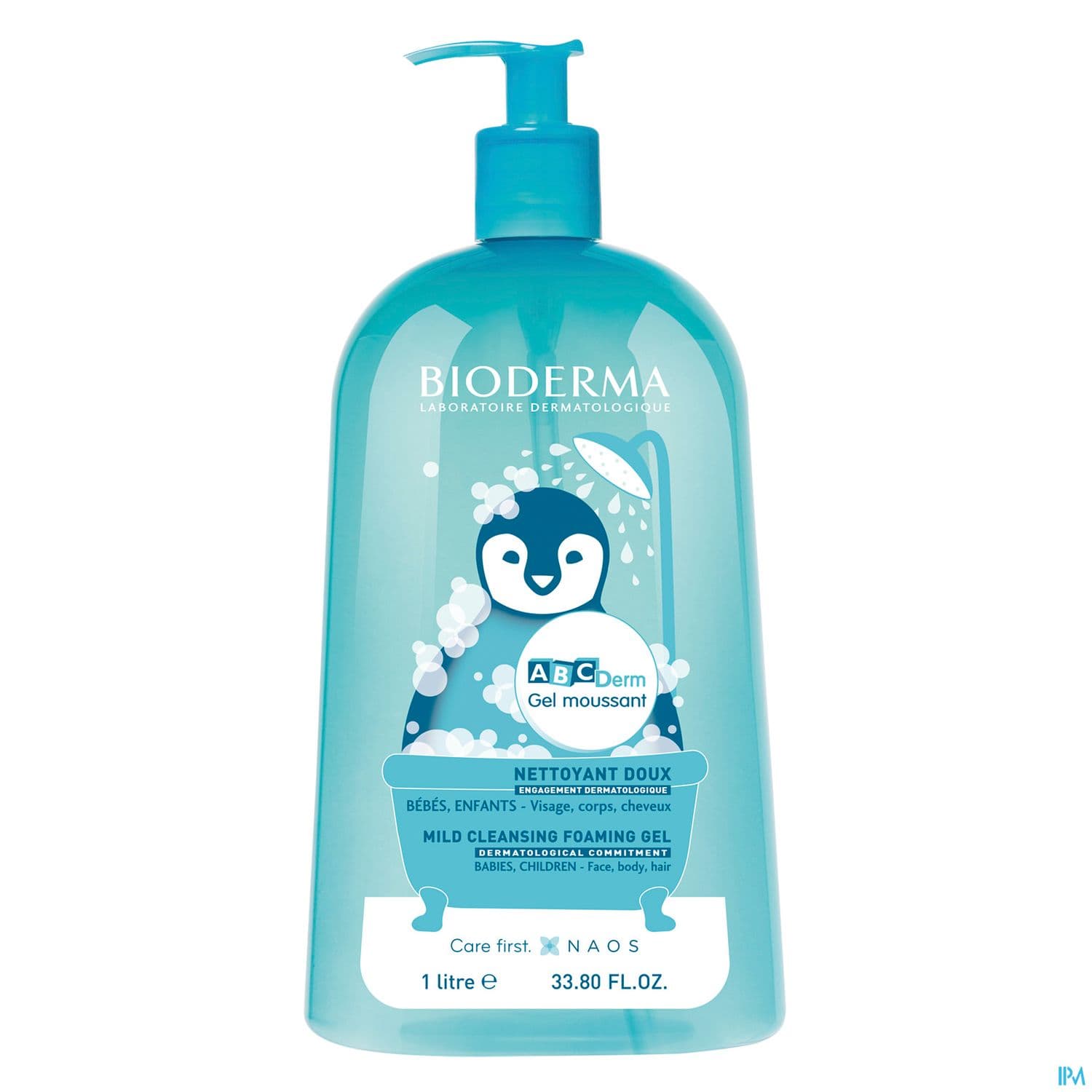 Bioderma Abcderm Gel Moussant Nettoyant Doux 1l