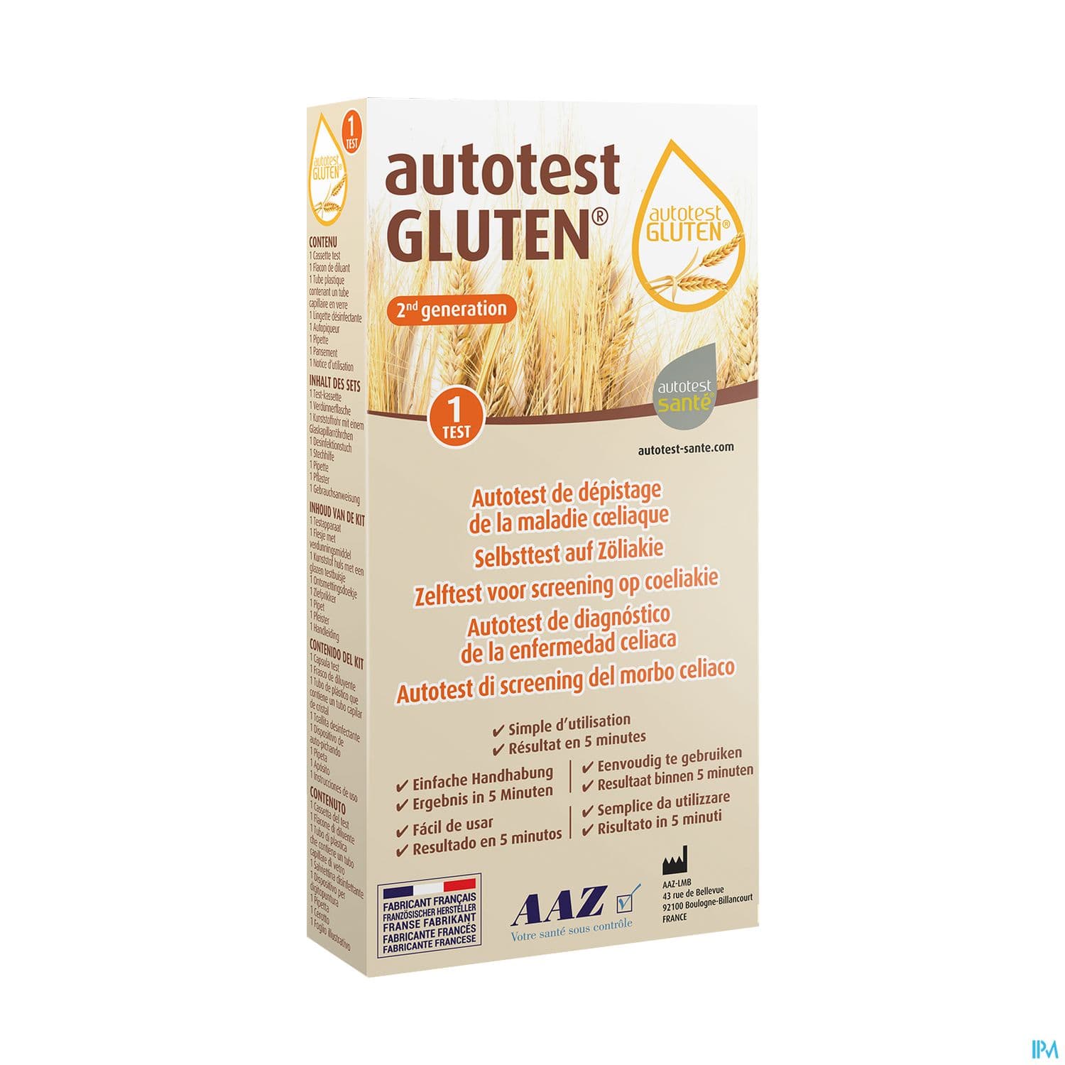 AAZ AUTOTEST GLUTEN 1