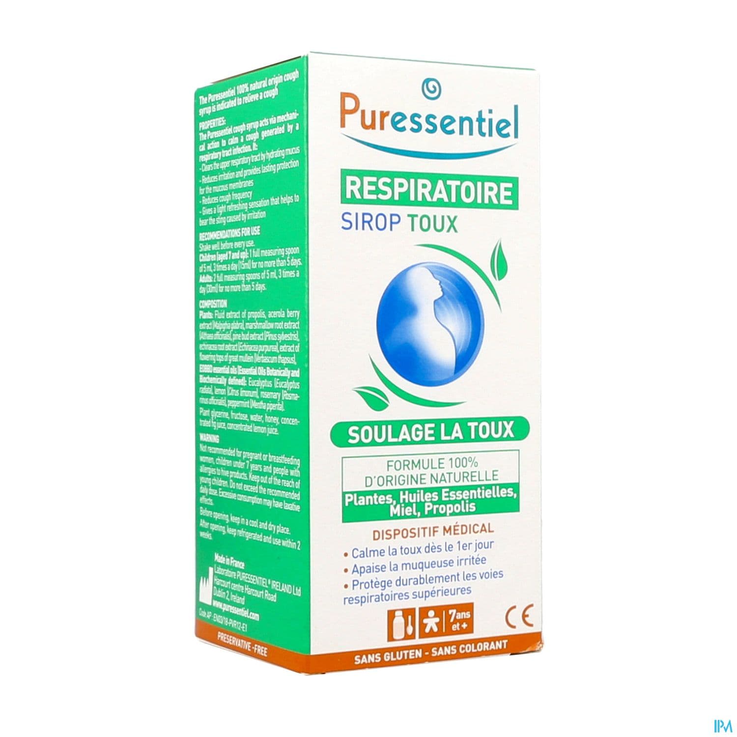 PURESSENTIEL RESP SIROP TOUX 125ML